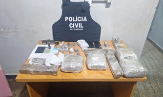 Homem investigado por violência doméstica é preso em flagrante por tráfico de drogas