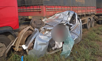 Motorista fica grave e passageiro morre após acidente na MT-010