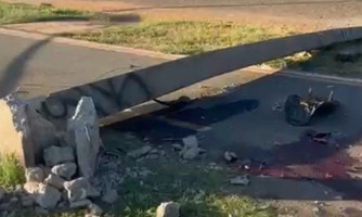 Motociclista morre após colidir em poste em Campo Novo do Parecis