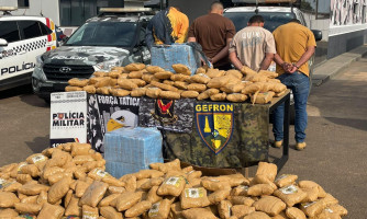 Quatro são presos em ação do Gefron e PM em Pontes e Lacerda