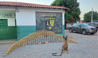 Droga avaliada em R$ 5,5 milhões recebida em Pontes e Lacerda é apreendida no Caramujo