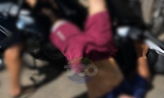 Motociclista sofre fratura exposta após carro invadir preferencial em Pontes e Lacerda