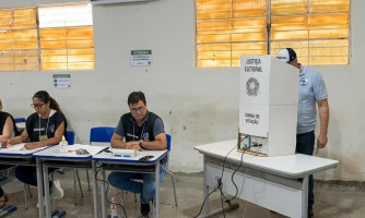 Candidatos votaram pela manhã em Pontes e Lacerda no primeiro turno das eleições 2026