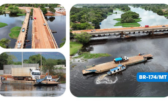 DNIT interdita ponte sobre o Rio Guaporé por risco estrutural em Vila Bela