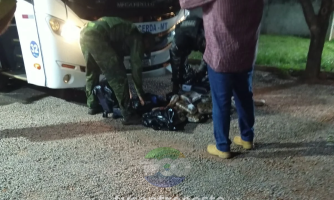 Drogas são encontradas em ônibus que transportava pacientes de Pontes e Lacerda para Cuiabá