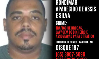 Operação Vips:Polícia procura suspeito de tráfico e lavagem de dinheiro em Pontes e Lacerda
