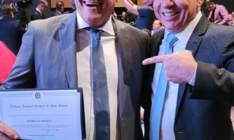 “A população espera que a classe política traga pacificação”, diz Moretto ao ser diplomado pelo TRE-MT