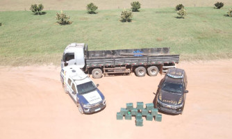 Ação conjunta apreende carga com 423 quilos de cocaína