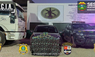 Ação conjunta prende três pessoas com 15 kg de drogas em Pontes e Lacerda