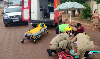 Acidente deixa menor de idade gravemente ferido em Pontes e Lacerda