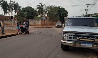 Acidente deixa motociclista desacordado, em Pontes e Lacerda