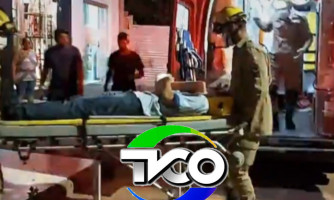 Acidente: Motociclista bate na traseira de camionete no centro de Pontes e Lacerda