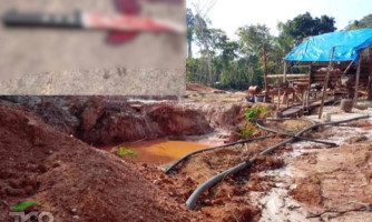 Agredida, mulher esfaqueia namorado no garimpo Sararé