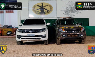 Amarok tomada de assalto em São Paulo e recuperada em Porto Esperedião