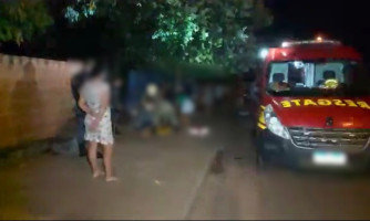 Após discussão entre amigos homem leva facada na rua Terezinha Coura Garbim