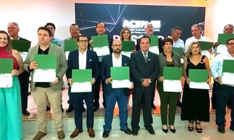 Associação Comercial empossa diretoria. Eridson Vieira permanece na presidência