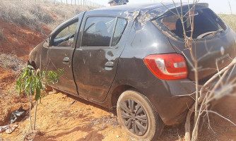 Capotamento na estrada do Matão deixa duas vítimas