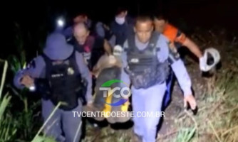 Carro capota e deixa vítima em estava grave, na BR 174