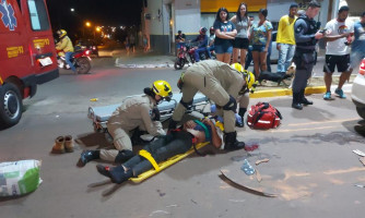 Ciclista é atropelado duas vezes na avenida Marechal Rondon