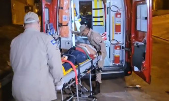 Colisão violenta entre motos deixa vítima em estado grave, em Pontes e Lacerda