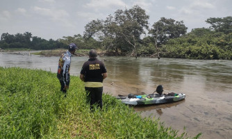 Corpo em estado de decomposição é encontrado por pescador no Rio Guaporé