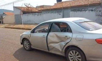 Dois acidentes são registrados no mesmo cruzamento em menos de 24 horas em Pontes e Lacerda
