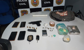 Drogas, veículos roubados e armas são aprendidos pela Polícia Civil em Pontes e Lacerda