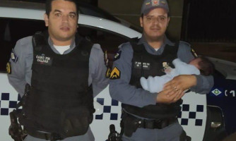 Emocionante: Policiais Militares salvam recém-nascido engasgado em Pontes e Lacerda