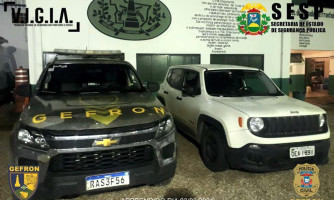 Estelionatário é preso pelo Gefron em posse de veículo subtraído em golpe