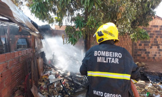 Fábrica de churrasqueiras quase pega fogo no Jardim Morada da Serra