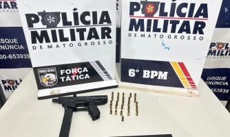 Faccionado usa submetralhadora para alvejar adolescente de 15 anos em Cáceres