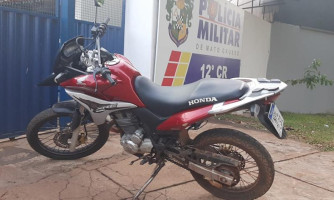 Falso comprador pede para testar moto e some com veículo em Conquista do Oeste