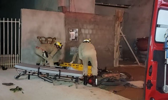 Fuga da PM termina em acidente no Centro de Pontes e Lacerda