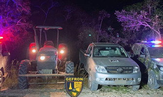 Funcionários de fazenda ficam na mira de bandidos armados durante roubo em Porto Esperidião