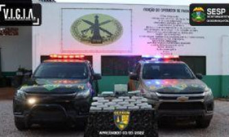Gefron apreende 30 kg de entorpecentes e recupera veículo na fronteira