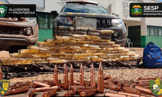 Gefron apreende 75 quilos de cocaína; prejuízo ao crime em mais de R$ 1,4 milhão