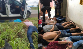 Gefron e Polícia Militar desarticulam quadrilha especializada em roubo de comércio