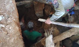 Homem morre soterrado em garimpo clandestino na Serra Dourada