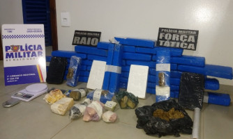 Homens são presos com mais de R$ 177 mil em drogas que iriam para o CV