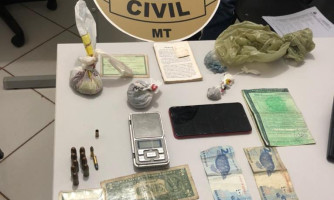 Irmão de traficante é preso durante cumprimento de mandado de busca em Vila Bela da Santíssima Trindade