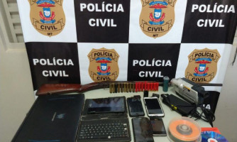 JAURU: Policiais civis prendem foragido de Rondônia com armas de fogo e munições