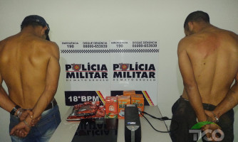 Ladrão invade ESF e é flagrado no telhado durante a madrugada