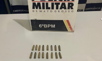 Membro de organização criminosa é preso com arma de fogo e munições em Cáceres