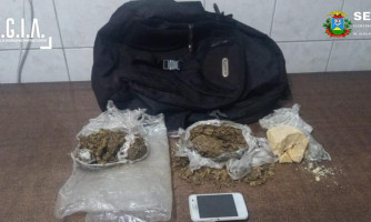 Mochila carregada com “supermaconha” é apreendida pela PJC na rodoviária de Cáceres