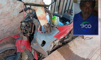 Motociclista morre ao colidir contra caminhão