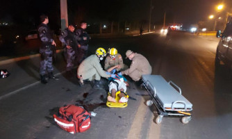 Motociclistas colidem frontalmente na BR 174 B Pontes e Lacerda