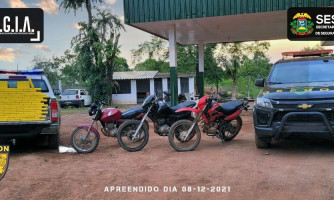 Motociclistas são presos tentando trazer drogas à Pontes e Lacerda