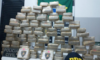Motorista é flagrado com droga escondida dentro do pneu em Campos de Júlio