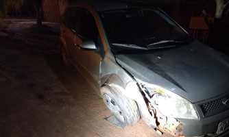 Motorista embriagado provoca acidente de trânsito na rua Vera Lúcia