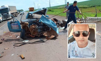 Motorista morre em colisão frontal com carreta na BR 364
